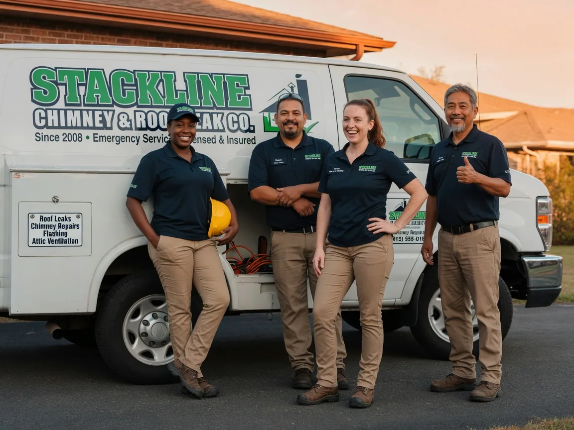 Chimney flashing repair company in Hume, CA